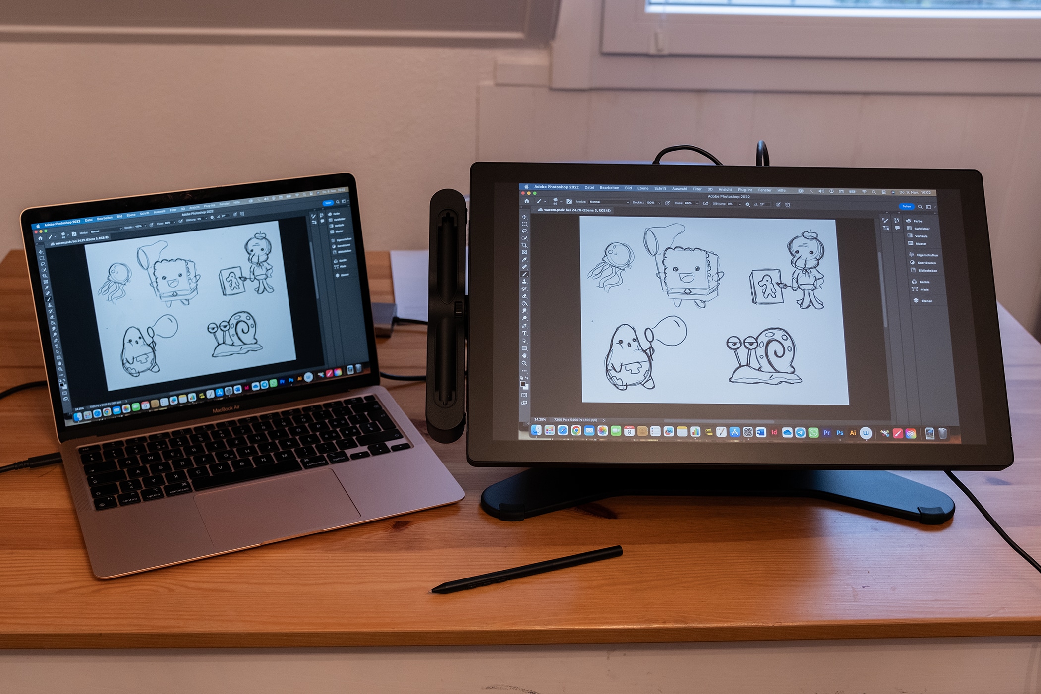 Total flexibility, but a disappointing screen: the Wacom Total flexibility, but a disappointing screen: the Wacom